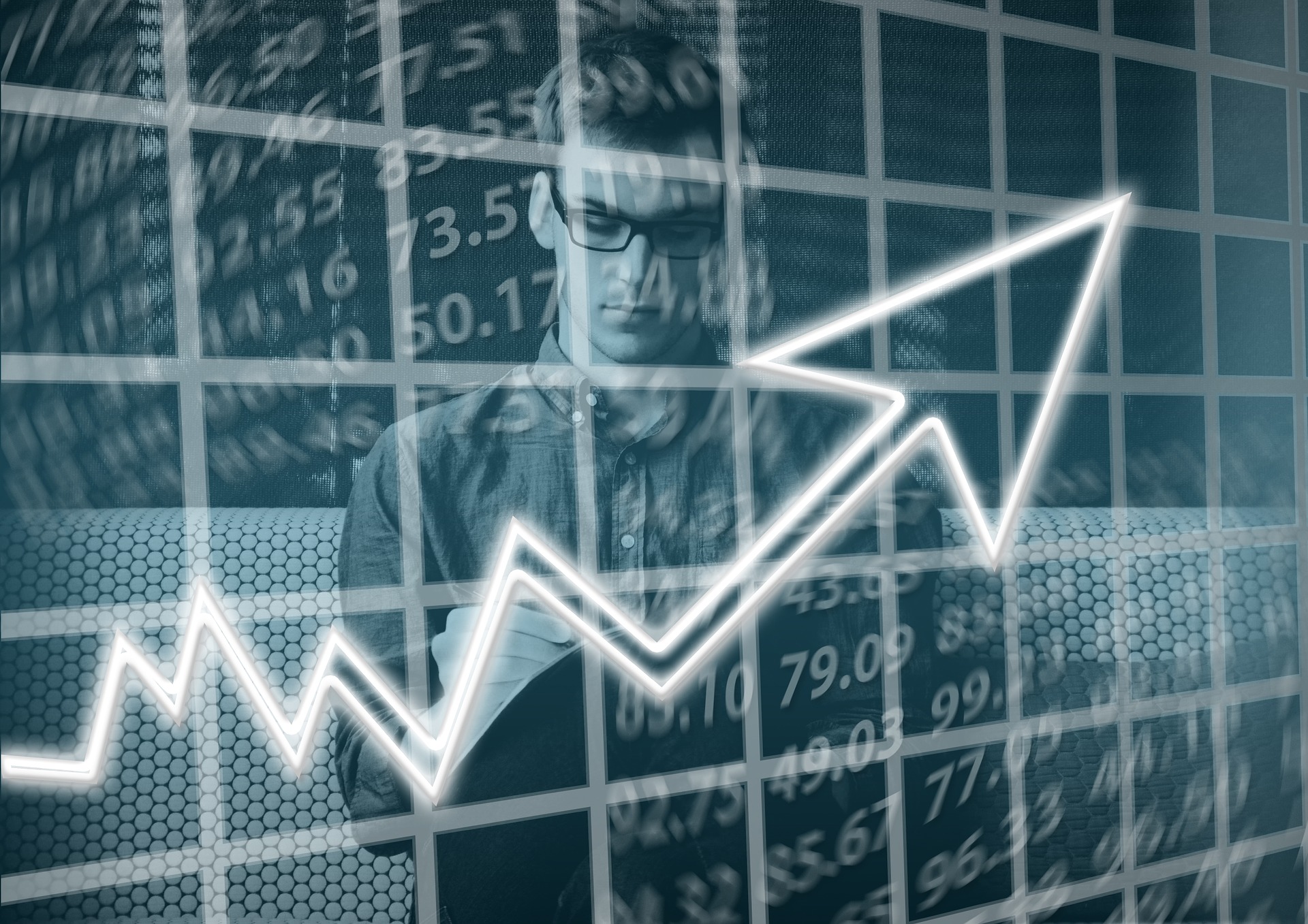 a graph of increasing profit
